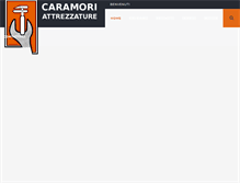 Tablet Screenshot of caramoriattrezzature.it